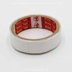 Băng dính 2 mặt 2.5cm Băng dính 2 mặt 2.5cm