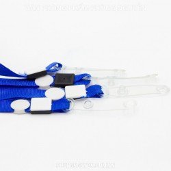 Dây thẻ lụa có cúc bấm