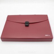 Cặp Deli 5557 12 ngăn - quai xách Cặp Deli 5557 12 ngăn - quai xách