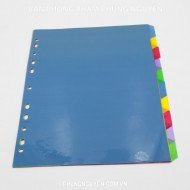 Chia file nhựa 10 màu Chia file nhựa 10 màu