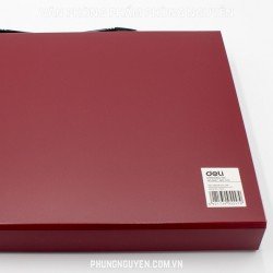 Cặp Deli 5557 12 ngăn - quai xách Cặp Deli 5557 12 ngăn - quai xách