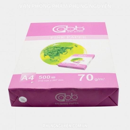 Giấy Bãi Bằng hồng A4 70/84 Giấy Bãi Bằng hồng A4 70/84