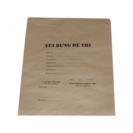 Túi đựng đề thi A4 (200 bộ/Tập) Túi đựng đề thi A4 (200 bộ/Tập)