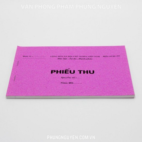 Phiếu thu Phiếu thu