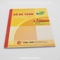 Sổ KT Tổng Hợp 120 Trang Sổ KT Tổng Hợp 120 Trang